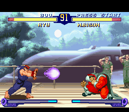Street Fighter Alpha 2 (Europe) In game screenshot